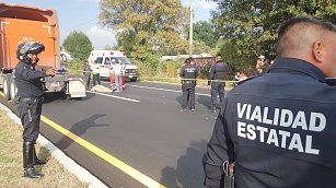 Muere hombre atropellado en la autopista Texmelucan–Tlaxcala, a la altura de Totolac