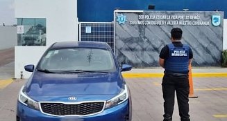 Recuperan vehículo robado tras pronta acción de elementos de seguridad