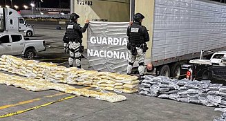 Guardia Nacional incauta más de media tonelada de droga en garita de Otay