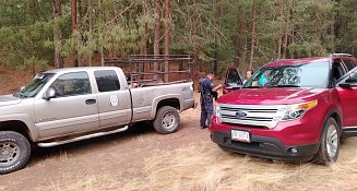Aseguran dos camionetas y arma tras intento de asalto en Tlaxco; sujetos portaban inhibidores de señal
