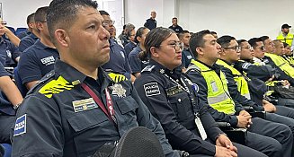 Capacitación en seguridad vial para policías de Puebla