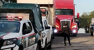 Reabren circulación en la México-Querétaro tras accidente; tráfico lento