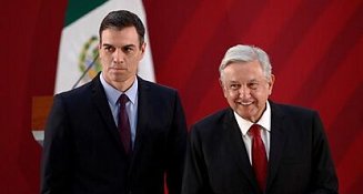 López Obrador acusa a Pedro Sánchez de faltar al respeto a Claudia Sheinbaum