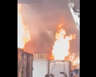 Incendio en la Central de Abasto de la Ciudad de México sin lesionados