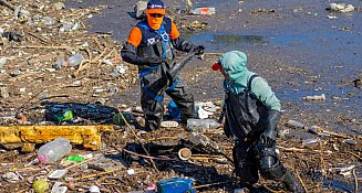 Gobierno de Puebla refuerza limpieza en zonas vulnerables a inundaciones