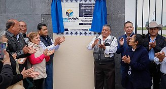 Inaugura Edmundo Tlatehui primera etapa del Panteón Municipal Sagrado Corazón de Jesús en Santa María Tonantzintla