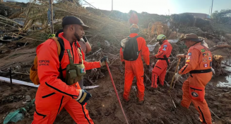 Topos Azteca de México llega a Valencia para ayudar tras graves inundaciones