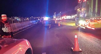 Motociclista pierde la vida tras caer de puente en autopista México-Puebla