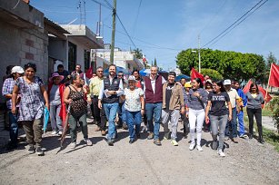 Ayuntamiento de Puebla impulsa pavimentación en Balcones del Sur para mejorar infraestructura vial