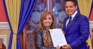 Exigen a Claudia Sheinbaum destitución de Lorena Cuéllar y Gabiente