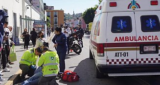 Conductor huye tras atropellar a joven mujer en la capital de Tlaxcala