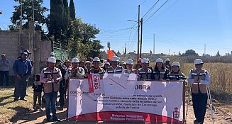 Inicia Armando Aguirre obras por 4.4 mdp en Coronango