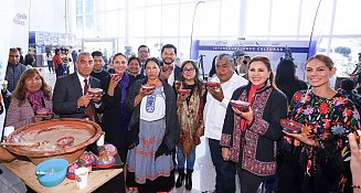 San Andrés Cholula brilla en el Aeropuerto Internacional de Puebla con su riqueza cultural