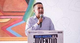 Presidente de San Andrés Cholula; alude que la juventud es el recurso humano más importante del municipio 