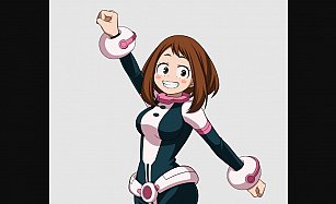 Recrean a Uraraka Ochaco de My Hero Academia en la vida real con IA