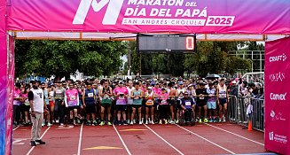 Fortalece lazos familiares Medio Maratón del Día del Papá 2025 