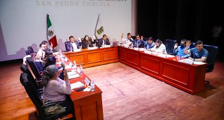 Histórico: aprueban obra pública en todas las juntas auxiliares de San Pedro Cholula para este 2025