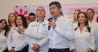 Eduardo Rivera insta a Alejandro Armenta a aceptar debates en campaña electoral 