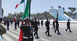Claudia Sheinbaum encabeza el 163 Aniversario de la Batalla del 5 de Mayo
