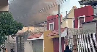 Incendio en San Jerónimo Caleras deja un lesionado y pérdidas materiales