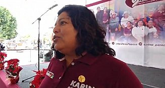 Karina Pérez Popoca, desmiente vínculos con candidatos a las juntas auxiliares 