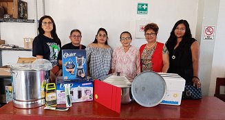 Tere Alfaro continúa dignificando los comedores escolares de Cuautlancingo 