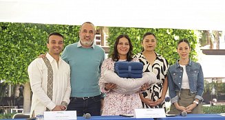 Lupita Cuautle presenta la cuarta edición de los programas “Abrigo Solidario” y “Canasta Navideña”