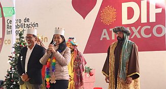 Reyes Magos y Atlixco llenan de sonrisas a niños del CRI en el Día de Reyes