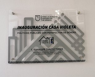 Inaugura Guadalupe Cuautle "Casa Violeta" en San Andrés Cholula para apoyar a mujeres víctimas de violencia