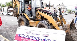 Inicia Lupita Cuautle obra de rehabilitación vial en San Francisco Acatepec