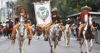 Despliegue de seguridad en Puebla para el desfile del CXIV Aniversario de la Revolución Mexicana