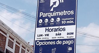 Suspensión temporal de cobros en parquímetros al iniciar nueva administración en Puebla