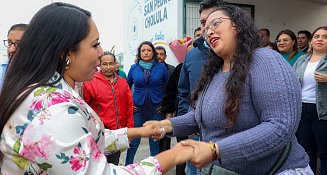 Tonantzin Fernández reafirma su compromiso con las juntas auxiliares de San Pedro Cholula en foros ciudadanos