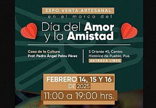 Celebra San Valentín en Puebla con arte, cultura y expoventas