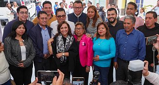 Lorena Cuéllar inaugura obra clave en Santa Cruz Tlaxcala y reafirma apoyo