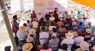 Continúan las obras para mejorar Atlixco, arrancan adoquinamientos para la junta auxiliar San Juan Ocotepec y col. Huexocuapan