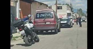 En Panotla recuperan camioneta robada en inmediaciones del ex convento de San Francisco de la capital