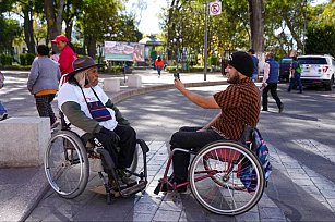 Mega Rodada en Tlaxcala por 10 años de Vida Independiente México