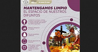 Atlixco emite recomendaciones para un Día de Muertos seguro y saludable