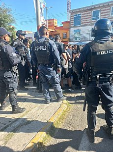 Evitan linchamiento en Papalotla: Policía rescata a hombre acusado de robo