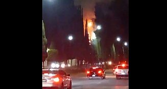 Fuerte incendio en Los Héroes, Puebla: bomberos controlan las llamas