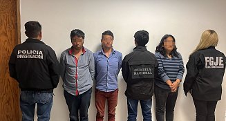 Cae célula de extorsionadores en Nopalucan; les aseguran droga, arma y dinero en efectivo