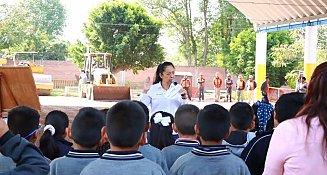 Arranca rehabilitación de cancha escolar en Atlixco