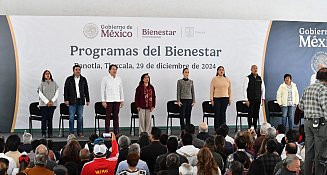 Claudia Sheinbaum promete un México más fuerte en 2025 con grandes obras para Tlaxcala