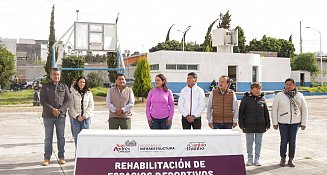 Arranca Lupita Cuautle con rehabilitación de espacios deportivos en San Andrés Cholula