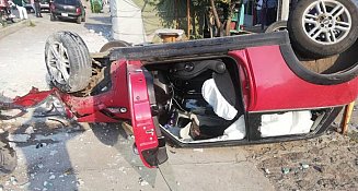 Cuatro accidentes en la México-Tuxpan provocan tráfico y un herido en Tulancingo