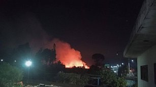 Combate más de 15 incendios en un día con apoyo de Protección Civil y Gobernación de San Pedro Cholula