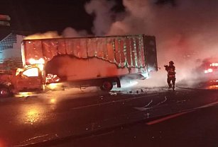 Accidente en la carretera 57: cierre total y filas de 6 km