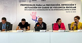 Presenta Sepe-Uset protocolos de prevención y actuación de violencia escolar