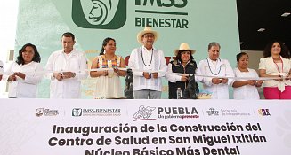 Inauguran en Puebla un nuevo Centro de Salud bajo el modelo IMSS Bienestar